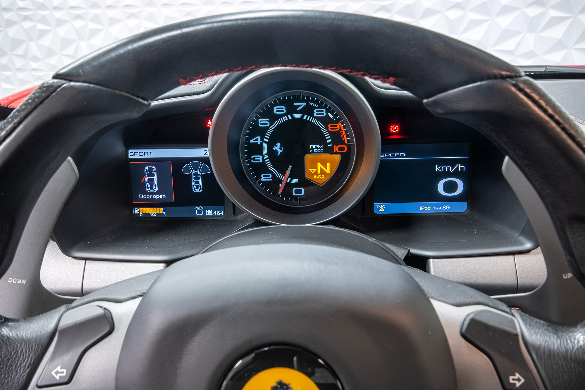 Ferrari 458 Italia dashboard