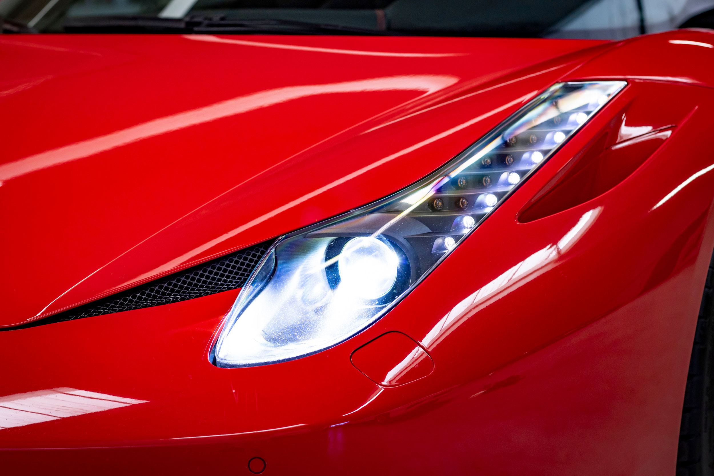 Ferrari 458 Italia dark background